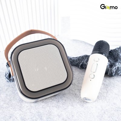 Gizmo Speaker Kits Colorful Karaoke ลำโพงบลูทูธพร้อมไมค์ไร้สาย รุ่น GLS-002