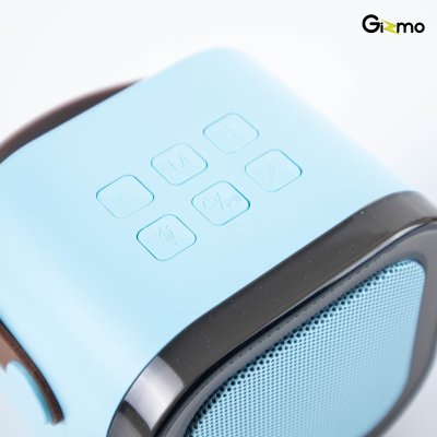 Gizmo Speaker Kits Colorful Karaoke ลำโพงบลูทูธพร้อมไมค์ไร้สาย รุ่น GLS-002