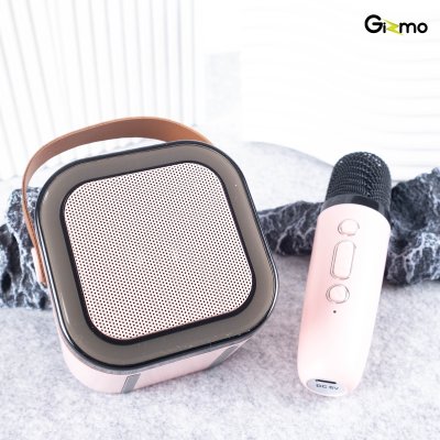 Gizmo Speaker Kits Colorful Karaoke ลำโพงบลูทูธพร้อมไมค์ไร้สาย รุ่น GLS-002
