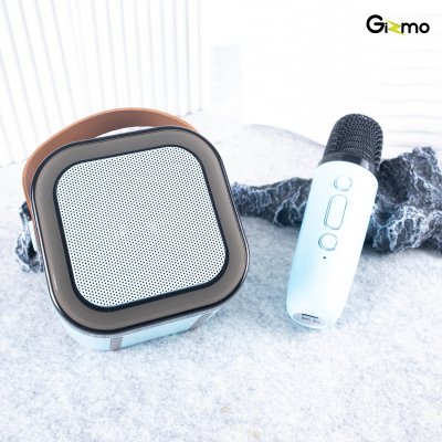 Gizmo Speaker Kits Colorful Karaoke ลำโพงบลูทูธพร้อมไมค์ไร้สาย รุ่น GLS-002