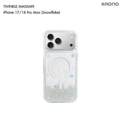 KAONO Twinkle Series Case with MagSafe iPhone 17/18 Series เคสใสกลิตเตอร์กากเพชร รองรับ MagSafe