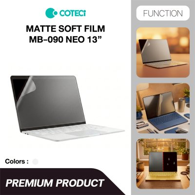 COTECI for Macbook NEO Matte Soft Film MB-090 ฟิล์มกันรอยหน้าจอแบบด้านลดแสงสะท้อน