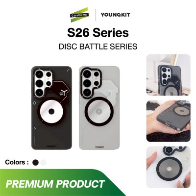 YOUNGKIT Disc Battle Series Magnetic Case เคสกันกระแทก magsafe สำหรับ Samsung Galaxy S26 Ultra