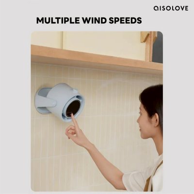 Aisolove Desktop Fan พัดลมพกพาอัจฉริยะ  พัดลมตั้งโต๊ะและแขวนผนัง แบตเตอรี่ 6000mAh ปรับลม 100 ระดับ รุ่น F17-1
