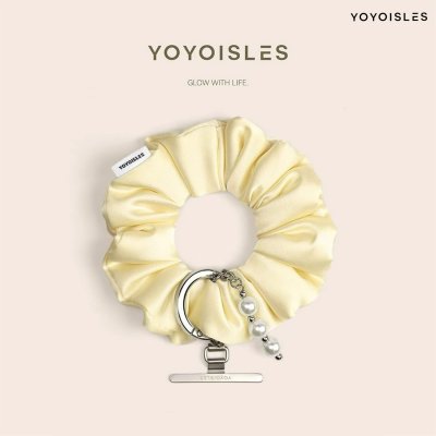 YOYOISLES Cloud Series Wrist Strap สายคล้องข้อมือโทรศัพท์ ผ้าซาตินสไตล์โดนัทมัดผมสุดหรู
