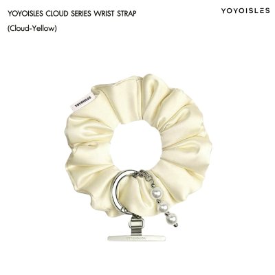 YOYOISLES Cloud Series Wrist Strap สายคล้องข้อมือโทรศัพท์ ผ้าซาตินสไตล์โดนัทมัดผมสุดหรู