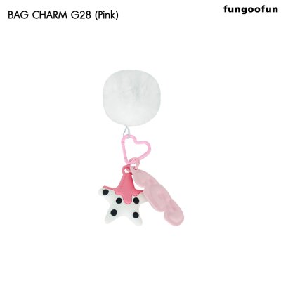 Fungoofun DIY Bag Charm Polka Dot Star พวงกุญแจห้อยกระเป๋า รุ่น G28