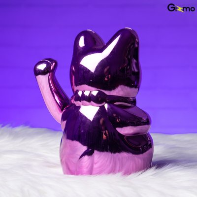 Lucky Cat Cosmic Shiny แมวกวักนำโชค เรียกทรัพย์ โชคลาภ มั่งคั่ง ขนาด 15 เซนติเมตร