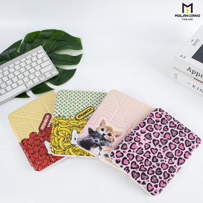 Molan Cano Printing Case เคสไอแพด iPad Mini 7 Multi stand หลังใส ฝาพับ สกีนลาย มีช่องเก็บปากกา มินิ7