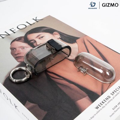 DuxDucis PECR เคส  AirPods Pro 3 Series Grey พร้อมตัวล็อก