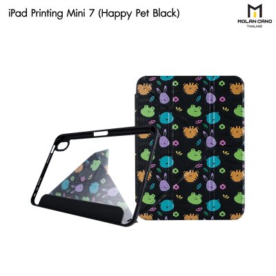 Molan Cano Printing Case เคสไอแพด iPad Mini 7 Multi stand หลังใส ฝาพับ สกีนลาย มีช่องเก็บปากกา มินิ7