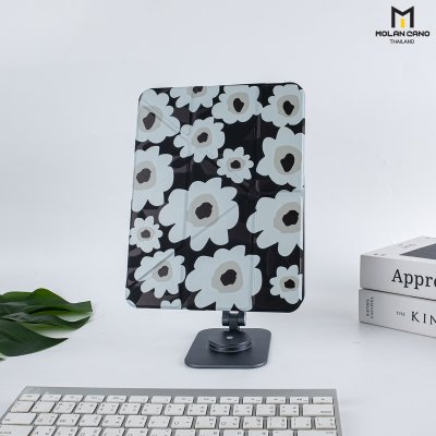 Molan Cano Printing Case เคสไอแพด iPad Air 4/5/6 Multi stand หลังใส ฝาพับ สกีนลาย มีช่องเก็บปากกา