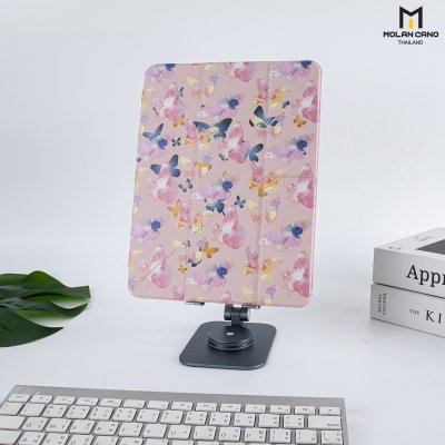 Molan Cano Printing Case เคสไอแพด iPad Air 4/5/6 Multi stand หลังใส ฝาพับ สกีนลาย มีช่องเก็บปากกา