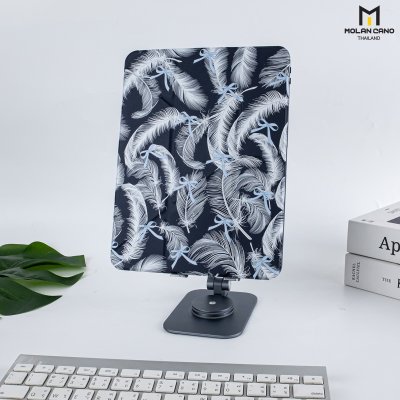 Molan Cano Printing Case เคสไอแพด iPad Air 4/5/6 Multi stand หลังใส ฝาพับ สกีนลาย มีช่องเก็บปากกา