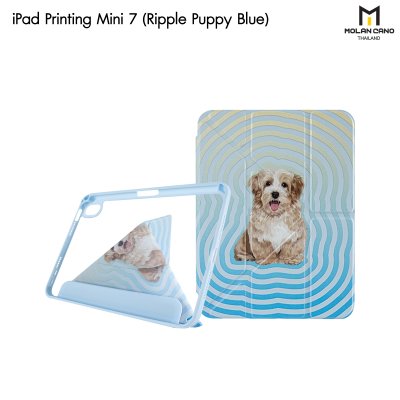 Molan Cano Printing Case เคสไอแพด iPad Mini 7 Multi stand หลังใส ฝาพับ สกีนลาย มีช่องเก็บปากกา มินิ7