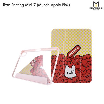Molan Cano Printing Case เคสไอแพด iPad Mini 7 Multi stand หลังใส ฝาพับ สกีนลาย มีช่องเก็บปากกา มินิ7