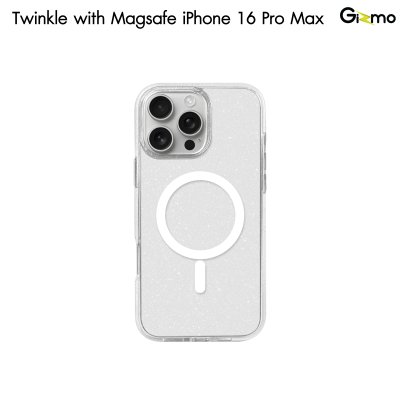 Gizmo Case Defense Twinkle รุ่น ip16Pro/16 pro max / 16E เคสรองรับการชาร์จไร้สาย มีกากเพชรวิบวับ