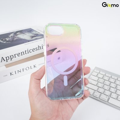 Gizmo Defense Bonny Crystal Holo with magsafe iPhone16E เคสไอโฟน เคสโฮโลแกรม กลิตเตอร์ กากเพชร กันรอยขีดข่วน กันกระแทก