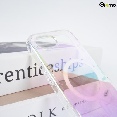 Gizmo Defense Bonny Crystal Holo with magsafe iPhone16E เคสไอโฟน เคสโฮโลแกรม กลิตเตอร์ กากเพชร กันรอยขีดข่วน กันกระแทก