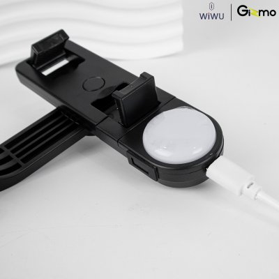 WiWU ไม้เซลฟี่พกพาขนาดเล็ก mini portable selfie stick fill light รุ่น Wi-SE011