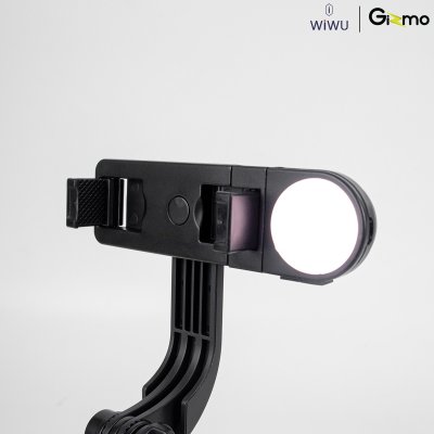 WiWU ไม้เซลฟี่พกพาขนาดเล็ก mini portable selfie stick fill light รุ่น Wi-SE011