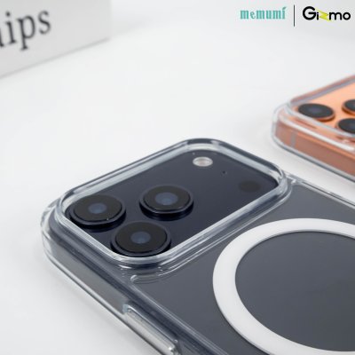 เคสใสมีขาตั้ง Memumi Crystal Clear Magnetic Bracket iPhone17