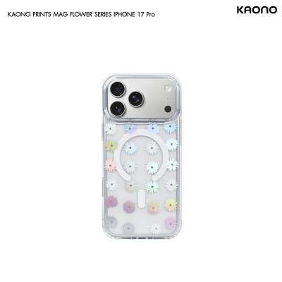 KAONO Flower Prints MagSafe Case for iPhone 17 เคสลายดอกไม้รองรับ MagSafe