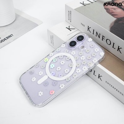 KAONO Flower Prints MagSafe Case for iPhone 17 เคสลายดอกไม้รองรับ MagSafe
