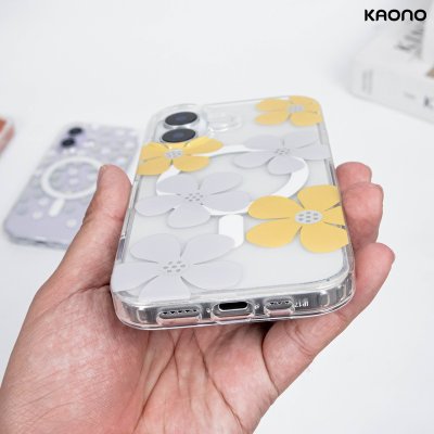 KAONO Flower Prints MagSafe Case for iPhone 17 เคสลายดอกไม้รองรับ MagSafe