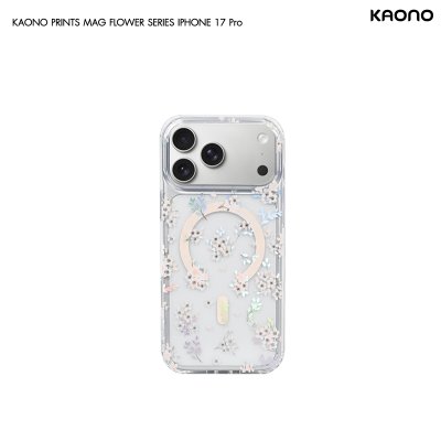 KAONO Flower Prints MagSafe Case for iPhone 17 เคสลายดอกไม้รองรับ MagSafe