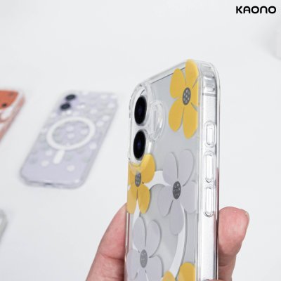 KAONO Flower Prints MagSafe Case for iPhone 17 เคสลายดอกไม้รองรับ MagSafe