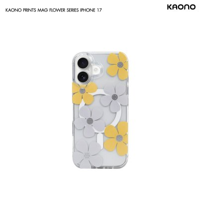 KAONO Flower Prints MagSafe Case for iPhone 17 เคสลายดอกไม้รองรับ MagSafe