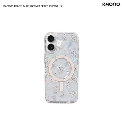 KAONO Flower Prints MagSafe Case for iPhone 17 เคสลายดอกไม้รองรับ MagSafe