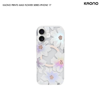 KAONO Flower Prints MagSafe Case for iPhone 17 เคสลายดอกไม้รองรับ MagSafe