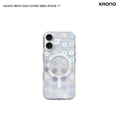 KAONO Flower Prints MagSafe Case for iPhone 17 เคสลายดอกไม้รองรับ MagSafe