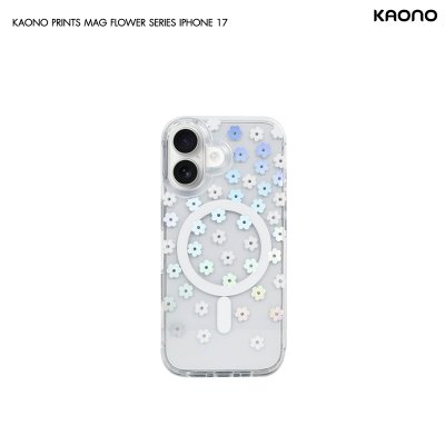 KAONO Flower Prints MagSafe Case for iPhone 17 เคสลายดอกไม้รองรับ MagSafe