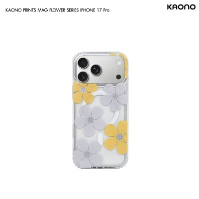 KAONO Flower Prints MagSafe Case for iPhone 17 เคสลายดอกไม้รองรับ MagSafe