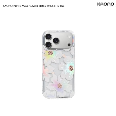 KAONO Flower Prints MagSafe Case for iPhone 17 เคสลายดอกไม้รองรับ MagSafe