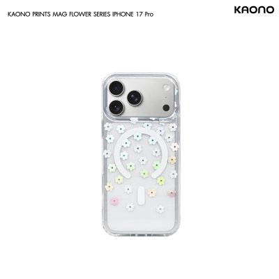 KAONO Flower Prints MagSafe Case for iPhone 17 เคสลายดอกไม้รองรับ MagSafe