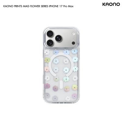 KAONO Flower Prints MagSafe Case for iPhone 17 เคสลายดอกไม้รองรับ MagSafe