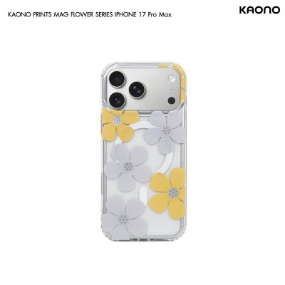 KAONO Flower Prints MagSafe Case for iPhone 17 เคสลายดอกไม้รองรับ MagSafe