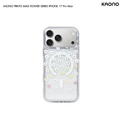 KAONO Flower Prints MagSafe Case for iPhone 17 เคสลายดอกไม้รองรับ MagSafe