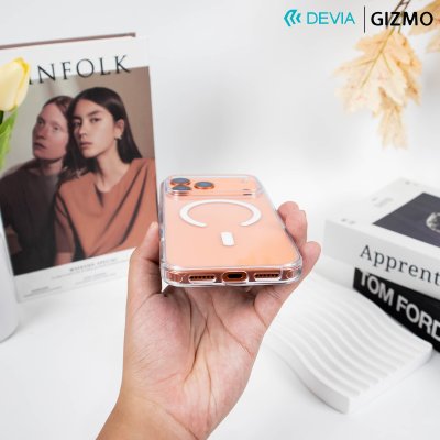 เคสใส Devia Pure Clear Series Magnetic Shockproof iPhone 17 Pro Max