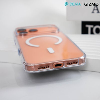 เคสใส Devia Pure Clear Series Magnetic Shockproof iPhone 17 Pro Max