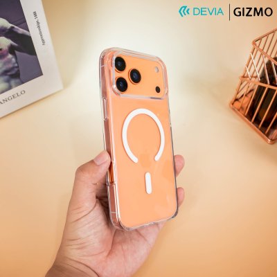 เคสใส Devia Pure Clear Series Magnetic Shockproof iPhone 17 Pro Max