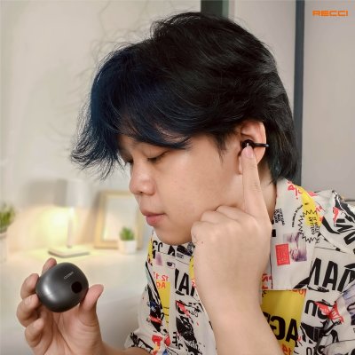 Recci Ear Clip Earbuds รุ่น REP-W101 หูฟังบลูทูธแบบหนีบหู Open-Ear Design  สี Tarnish