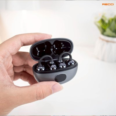 Recci Ear Clip Earbuds รุ่น REP-W101 หูฟังบลูทูธแบบหนีบหู Open-Ear Design  สี Tarnish
