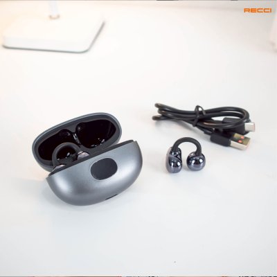 Recci Ear Clip Earbuds รุ่น REP-W101 หูฟังบลูทูธแบบหนีบหู Open-Ear Design  สี Tarnish