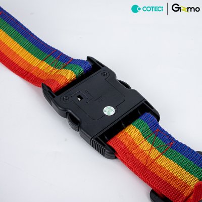 Coteci สายรัดกระเป๋าเดินทาง luggase strap TSA customs combination