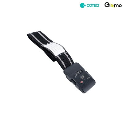 Coteci สายรัดกระเป๋าเดินทาง luggase strap TSA customs combination